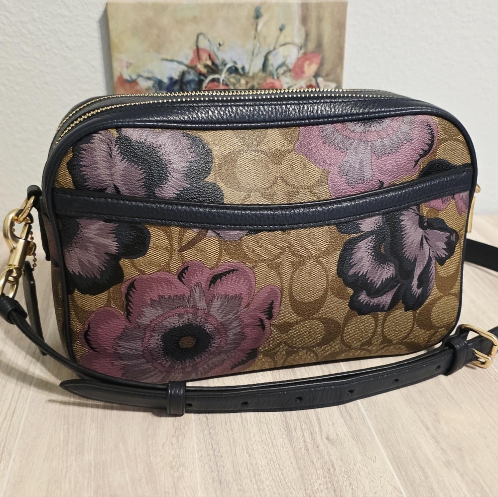 Coach Limited Edition Jes Crossbody Kaffe Fassett Purse Floral Shoulder Bag Rare - Picture 5 of 16